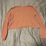 Romwe  Textured Knit Top in Rust Photo 1