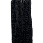 Junya Watanabe Comme des Garcons Black Long Sleeve Burnout Velvet Overlay Dress Photo 5