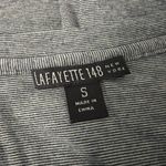 Lafayette 148  New York Gray Grey Silver Sequin Long Sleeve T-Shirt Size Small Photo 6