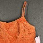 Wild Fable Dress Womens Small Orange Corduroy Sleeveless Mini Tank Strappy NWT Photo 3