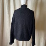 Vintage 80s 90s Worthington Taiwan Mohair Blend Soft Fuzzy Black Cardigan Size M Photo 3