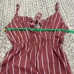 SheIn  Pink Stripe Cropped Jumpsuit Photo 7