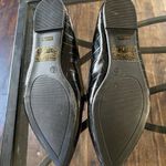 Lulus NWOB  Black Pointed-Toe Flats with Croc Texture Photo 4