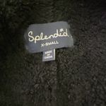 Splendid Xs Sherpa Lined Vest X - Small Gray Black Goth Preppy Photo 8