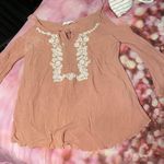 Active USA Cold Shoulder Pink Top Photo 2