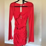 House Of CB ‎ 'Camille' Scarlet Real Silk Cutout Mini Dress NWOT size M Photo 2