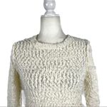 Free People Ivory Crew Neck Wool Blend Pullover M Photo 1