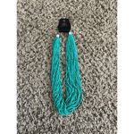 Paparazzi NWT  teal/silver‎ sea-beads short necklace Photo 1