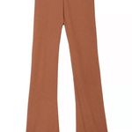 PINK - Victoria's Secret Victoria’s Secret PINK Flare Leg Mid Rise Stretch Pants Ribbed NWT Size XS Photo 2