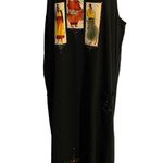VTG L.A. Artwear Handmade Native American Women Sleeveless Maxi Sundress XL Black Photo 1