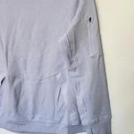 All In Motion  French Terry Crew Neck Sweatshirt Size Small Lavender Thumbhole Photo 4