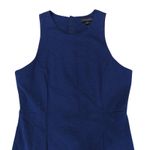 Banana Republic  Sleeveless Ponte Dress Flounce 306266 Navy Blue Women's Size 12‎ Photo 2