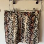 Altar'd State Mini Snakeskin Skirt Size Medium Photo 3