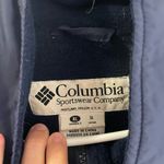 Columbia Womens XL Navy Jacket Cinched Waist Fleece Lining Photo 2