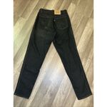 Levi's Vintage 951 Jeans Womens 28x31 Black Relaxed Tapered White Tab USA 90s Photo 2