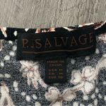 P.J. Salvage Paisley Button Front Top Soft Medium Loungewear Photo 2
