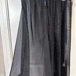 Jantzen Womens Swim Wide Leg Cover Up Pants Size M Black High Rise Pull On Photo 2
