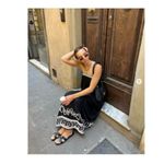 The Wolf Gang Casella Maxi Dress in Noir Small New Womens Gown Black Photo 9