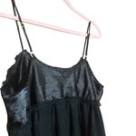 Babydoll Black Floral Little Black Bow Sheer‎ Tank Lingerie Size XL Photo 4