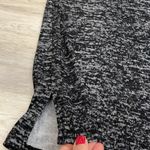 Catherine Malandrino Black & Gray Print Soft Long Sleeve V-Neck Women's Shirt XL Photo 5