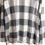 Lands' End Lands’ End Gray Buffalo Plaid Plus Size Fitted Lightweight Turtleneck 2X #475646 Photo 2