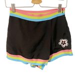 Dolls Kill  x Powerpuff Girls Size Medium Black Rainbow Stripe Skort Shorts Skirt Photo 0