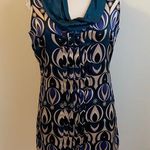 Ted Baker London Silk Geometric Cowl Neck Dress Photo 0