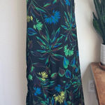 Taylor Women’s Size 8 Black Floral Maxi Dress Halter flowy 8749M Photo 0
