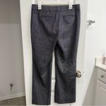 Loft Marissa Navy Wide Leg Dress Pants with pocket detail Size 8 28” inseam Photo 3