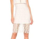 Bardot Gemma White Lace Halter Dress Photo 0