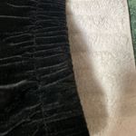 Blair Elastic Waist Women's Black Velour Skirt Size Large Soft Roomy Photo 4