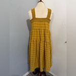 Old Navy  Yellow Bohemian Sleeveless Sundress Layered Midi Dress Size M Photo 4