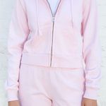 PacSun /Brandy Melville Crystal Hoodie Pink Photo 0