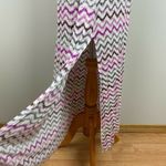 Best Society Maxi Dress M Multicolor Printed Racerback Sleeveless‎ Tie Size M Photo 4