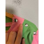 Anthropologie Maeve French Terry Sweatshirt in Pink Green Stripe Size XS Photo 4