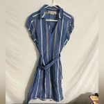 Pilcro and the Letterpress Pilcro and the Letterpress Anthropologie Striped Linen Blend Dress Photo 1