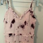 Vintage Havana Pink and Maroon Tye Dye Medium Mini Dress Photo 2