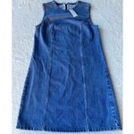 Abercrombie & Fitch $85  Light Blue Denim Dress Size Medium Tall Photo 2
