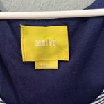 Maeve  stripped dress in‎ Anthropologie navy nautical Photo 1