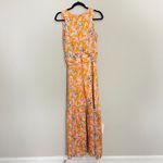 Sachin + Babi 568  Allie Floral Satin Bow Front Long Maxi Dress Size: 4 Photo 5