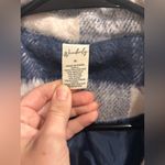 Wonderly Womens Blue and White Plaid Jacket Photo 2