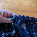 NWT Navy lace gingham Carven skirt size 38 (US 6) Blue Photo 5