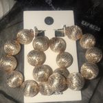 EXPRESS ✨ Thread-Wrapped Ball Hoop Earrings✨ Photo 1