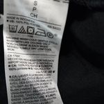 Old Navy  S Workwear Long Sleeved Button Down White Star Dots on Black Shirt Top Photo 9