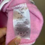 BARBIE Quarter Zip Heart Embroidered Sweatshirt Pink Sz Adult Medium Photo 9