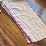 Tahari  100% Linen European Flax Wide Leg Pull On Pants with Pockets Photo 8