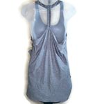 Reebok Racerback Heather Grey Slim Training Top Medium Photo 1