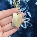 Universal Threads NWT! Universal Thread gold-tone chain necklace with a rectangular pendant Photo 4