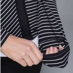 Lululemon Rare Define Jacket Parallel Stripe Black White / Black Size 6 - 2014 Photo 7