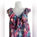 Moulinette Soeurs  by Anthropologie Ladies Floral Silk Blouse Size 4 Photo 1
